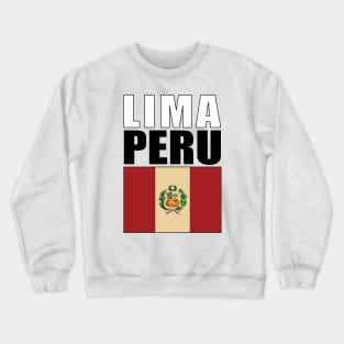 Flag of Peru Crewneck Sweatshirt